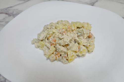 Kuřecí salát s brambory – Snadné Česko recept, zvládnete za Do 30 minut